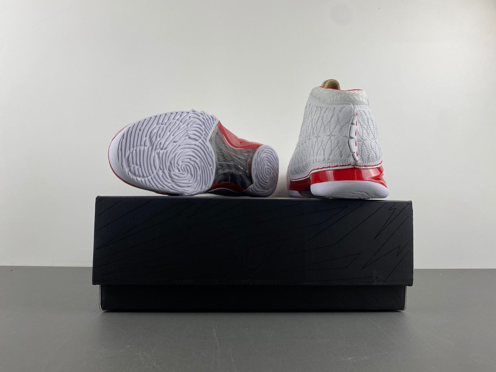 Jordan 23 White Varsity Red Men