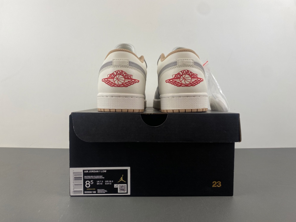 Jordan 1 Low Sail College Grey Rattan Men