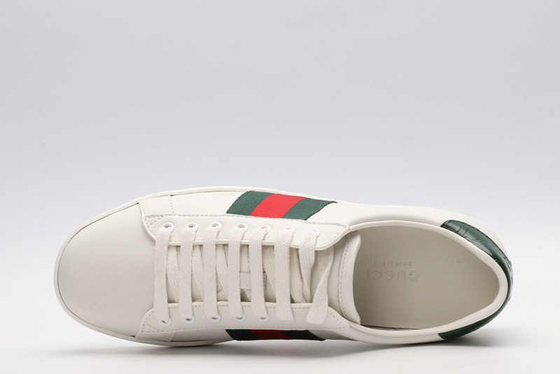Gvc*1 ace embroidered low-top sneaker white with stripe