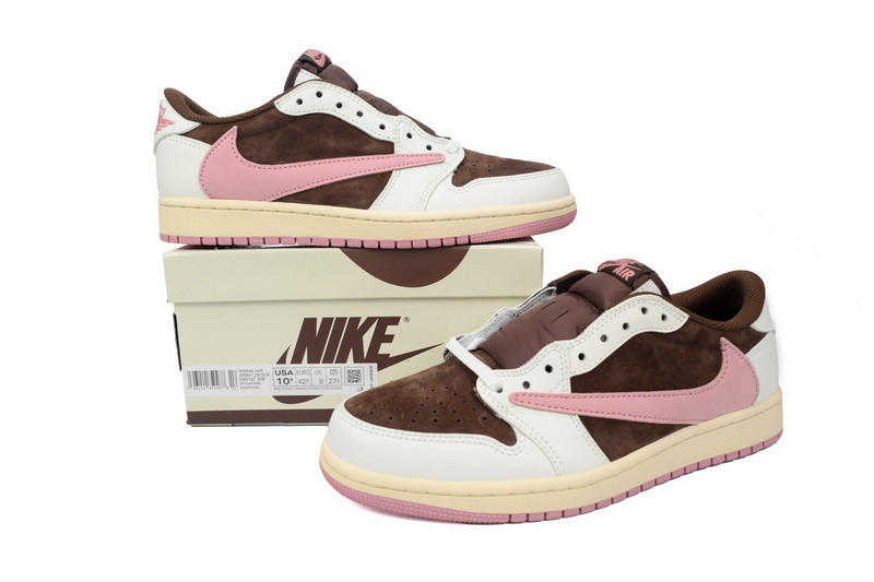 Air Jordan 1 Travis Scott Low OG SP Dark Pony Pink DZ4137-206