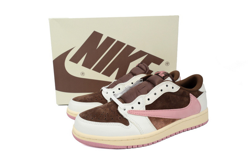 Air Jordan 1 Travis Scott Low OG SP Dark Pony Pink DZ4137-206