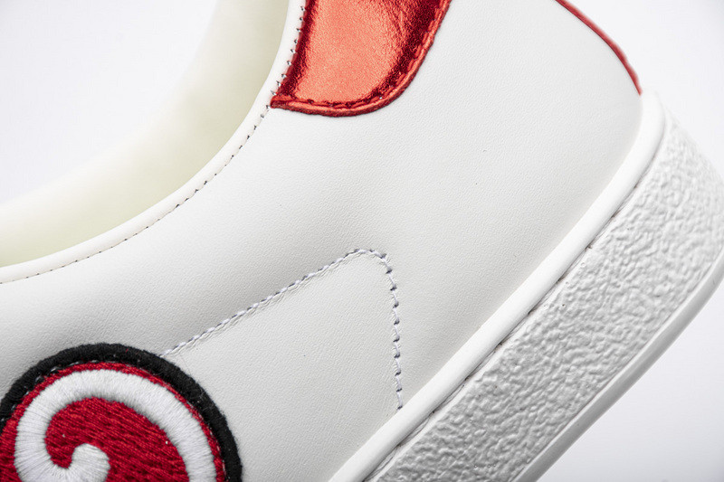 Gvc*1 low-top sneaker white with apple