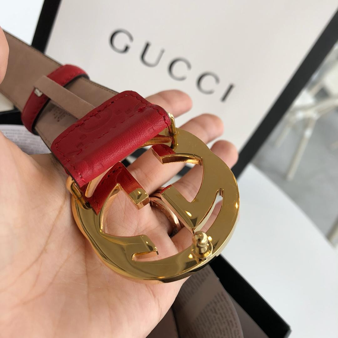 G*u*i signature leather belt 370543