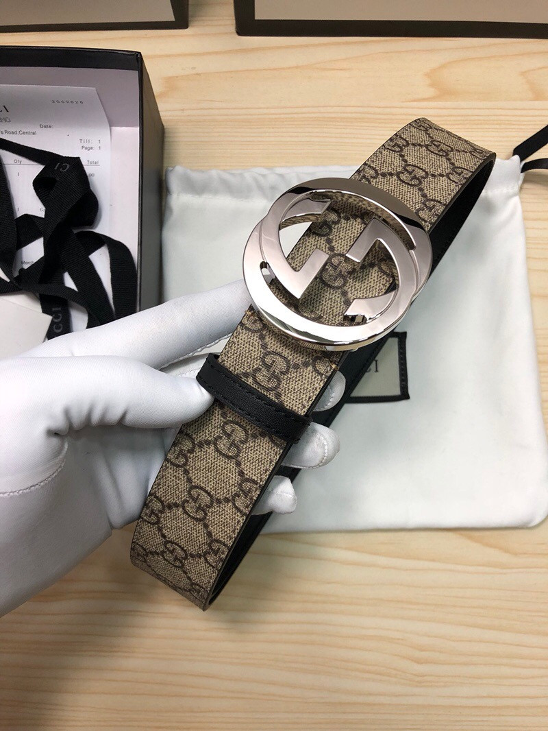 G*u*i reversible gg belt 473030