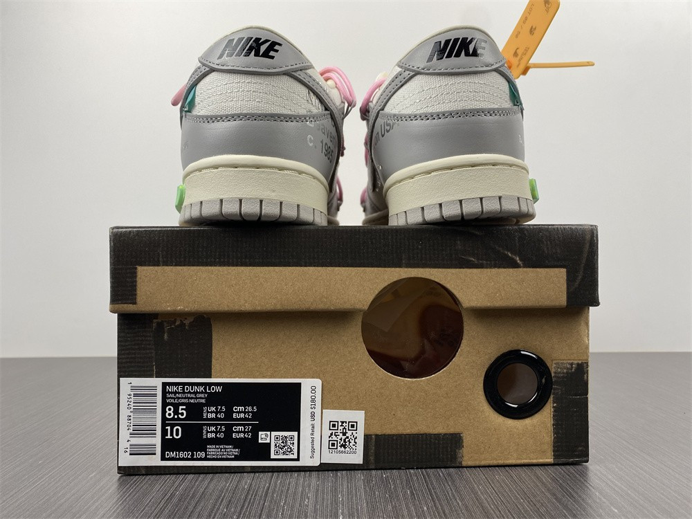 nike dunk low owt lot 9 - dm1602-109