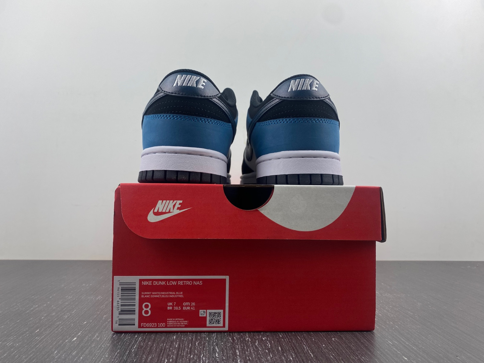nike dunk low "black/teal" fd6923-100