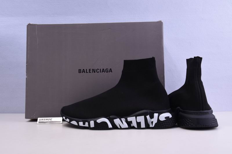 ba*len*cia*ga speed trainer sneakers letter botT0m