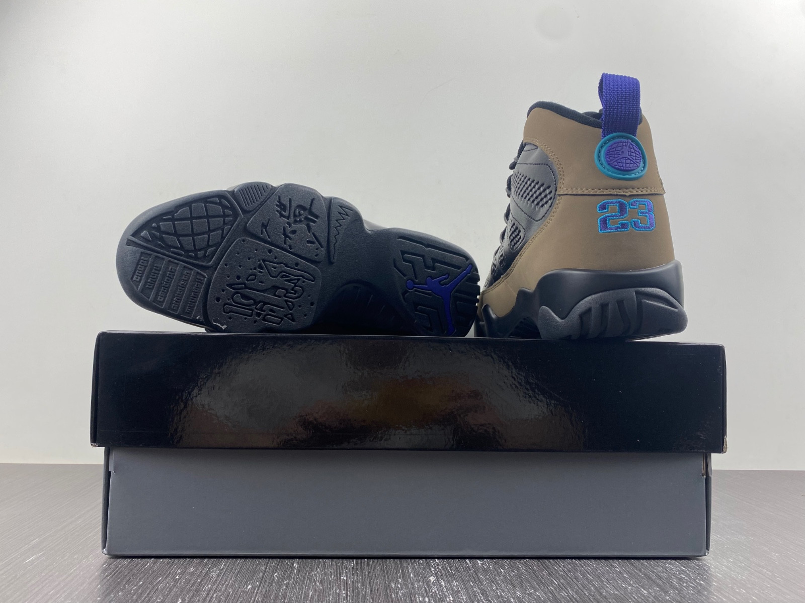 air jordan 9 olive concord ct8019-034