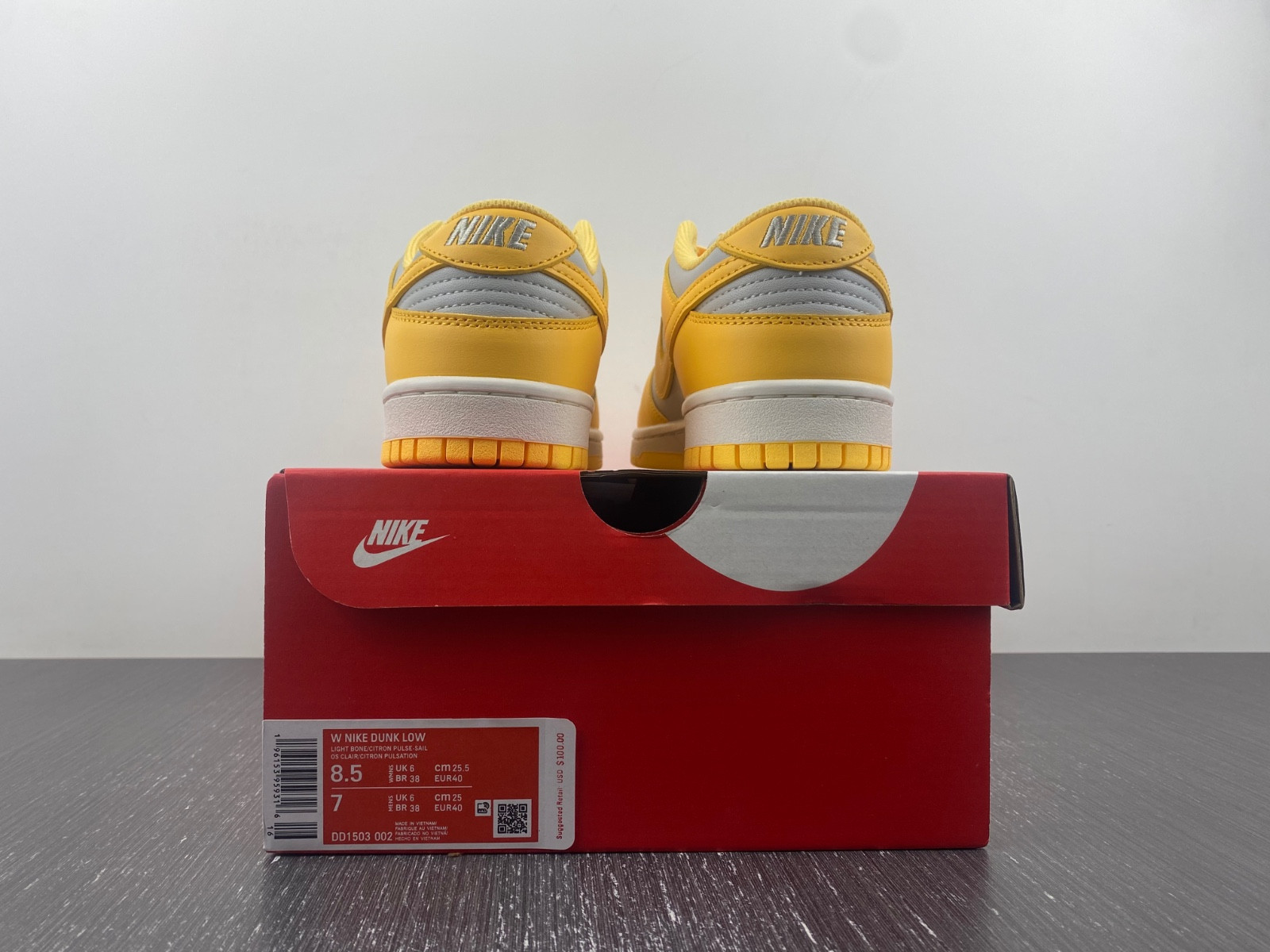 nike dunk low citron pulse (women