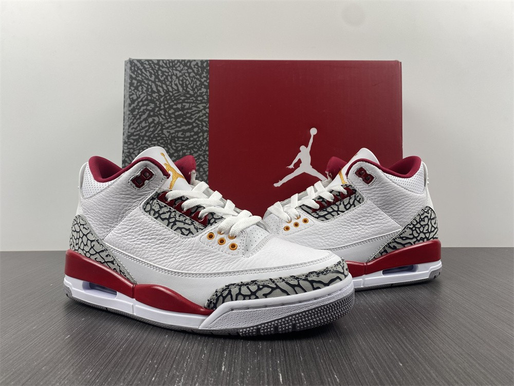 jordan 3 retro cardinal red - ct8532-126