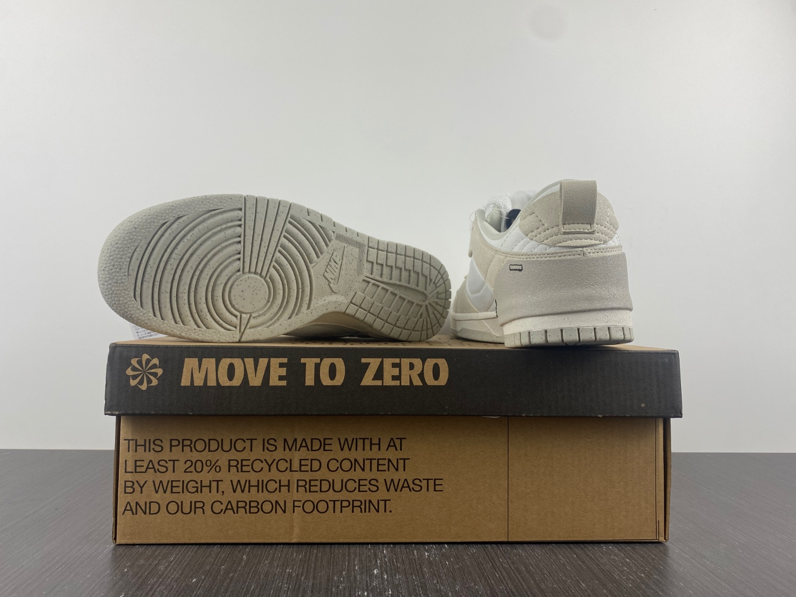 nike dunk low disrupt 2 pale ivory black (w) dh4402-101