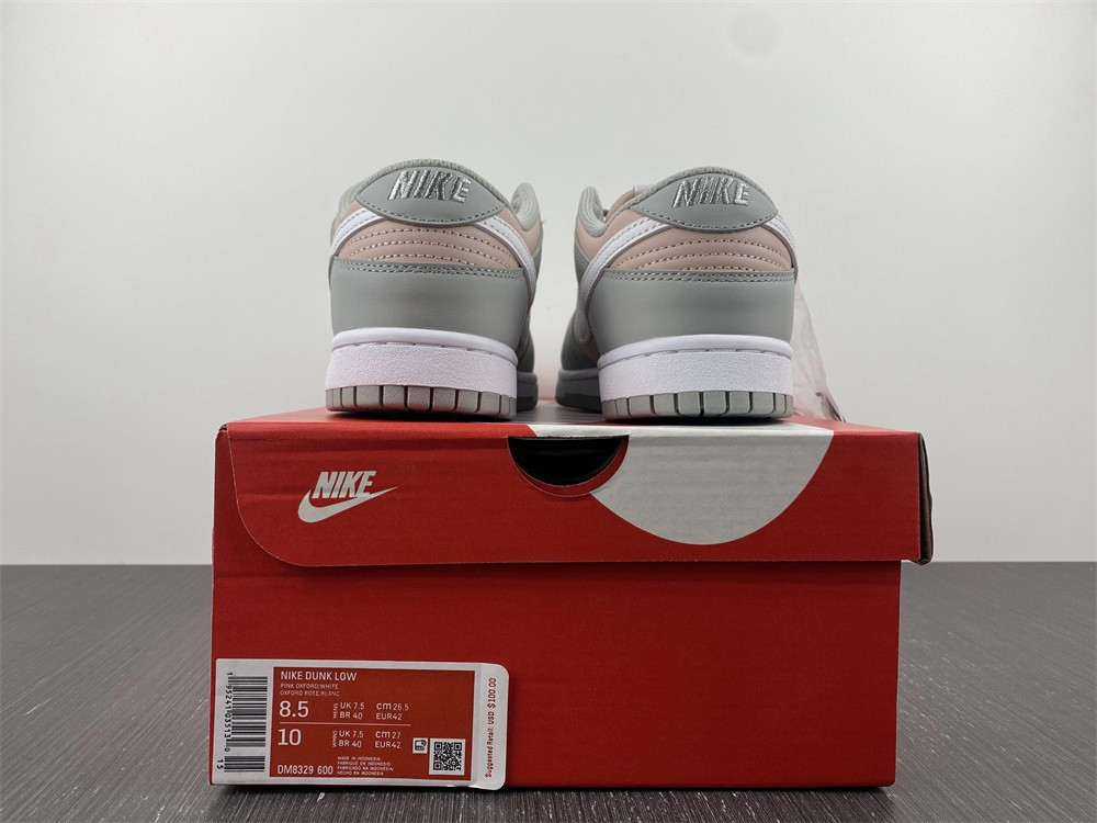 nike dunk low pink oxF0rd (w) - dm8329-600
