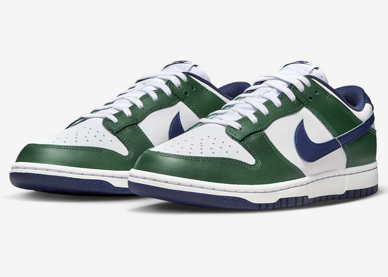 nike dunk low fir midnight navy fv6911-300