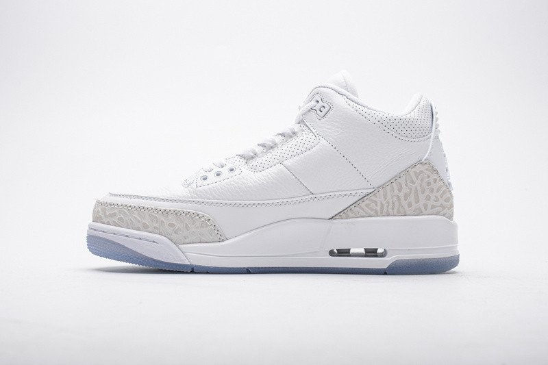 jordan 3 retro pure white (2018) 136064-111