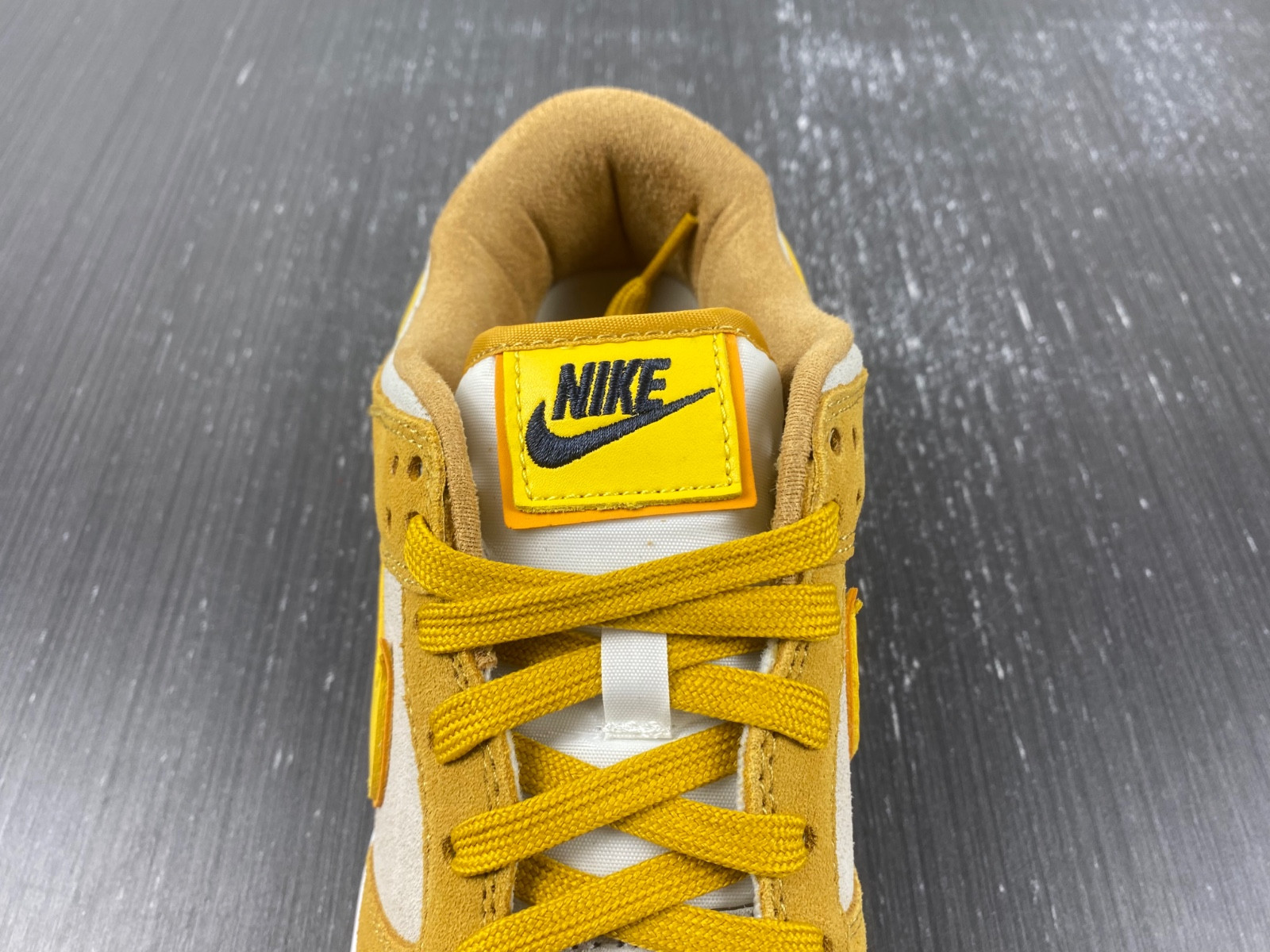 nike dunk low celestial gold suede (women