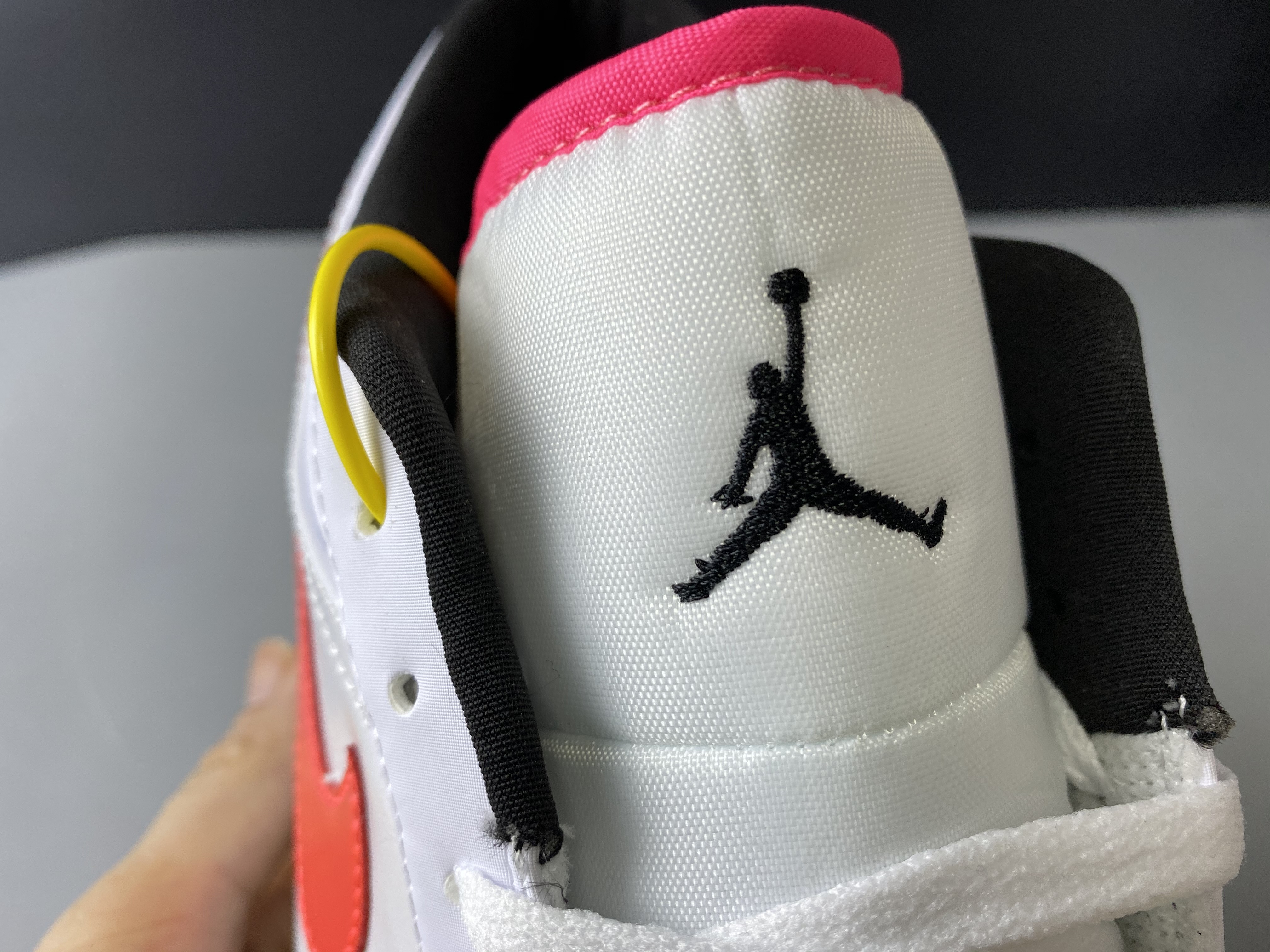 jordan 1 low white multi-color - cw7009-100