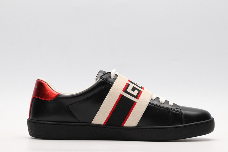 guci low-top sneaker black with G*u*i