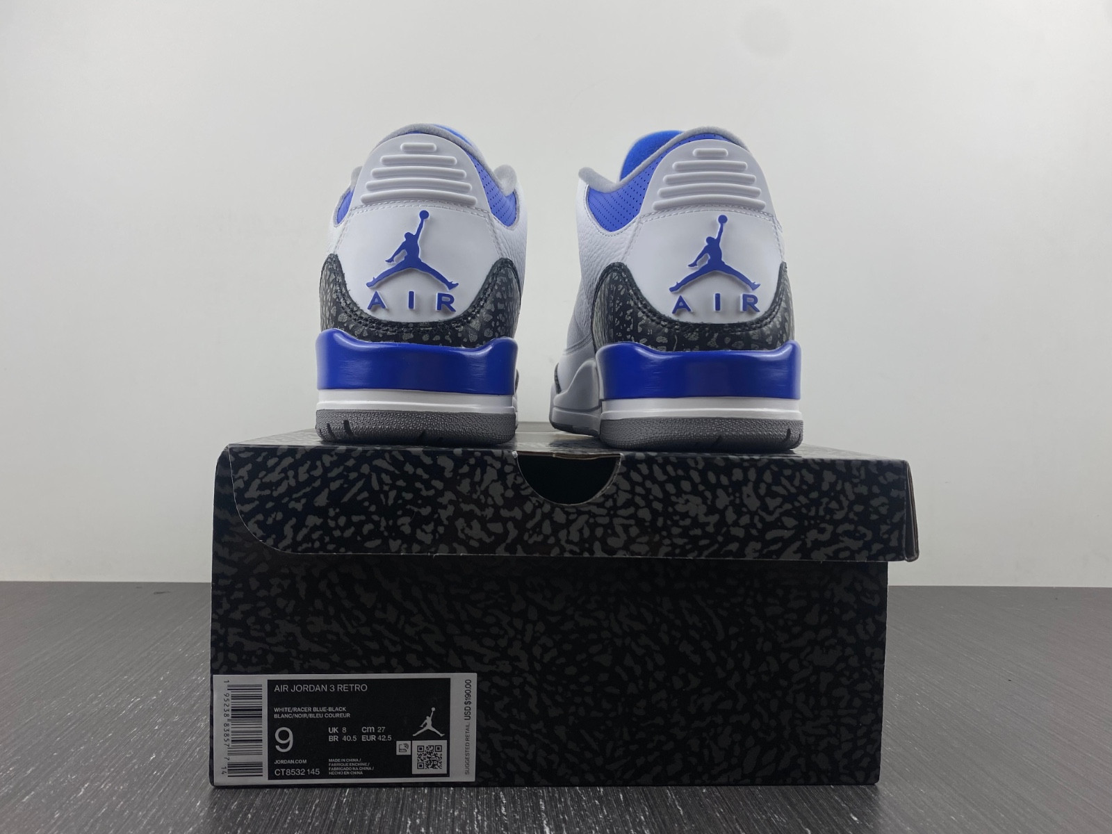air jordan 3 "racer blue" ct8532-145