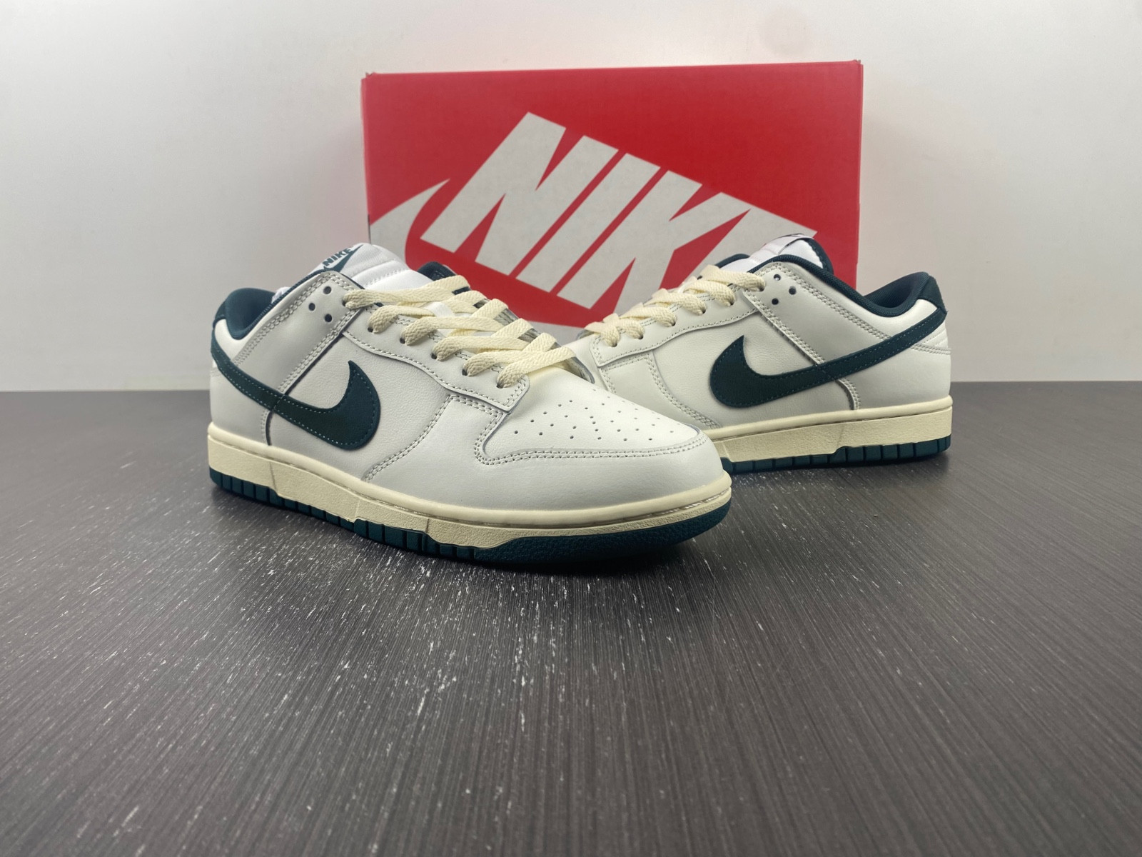 nike dunk low athletic department deep jungle fq8080-133