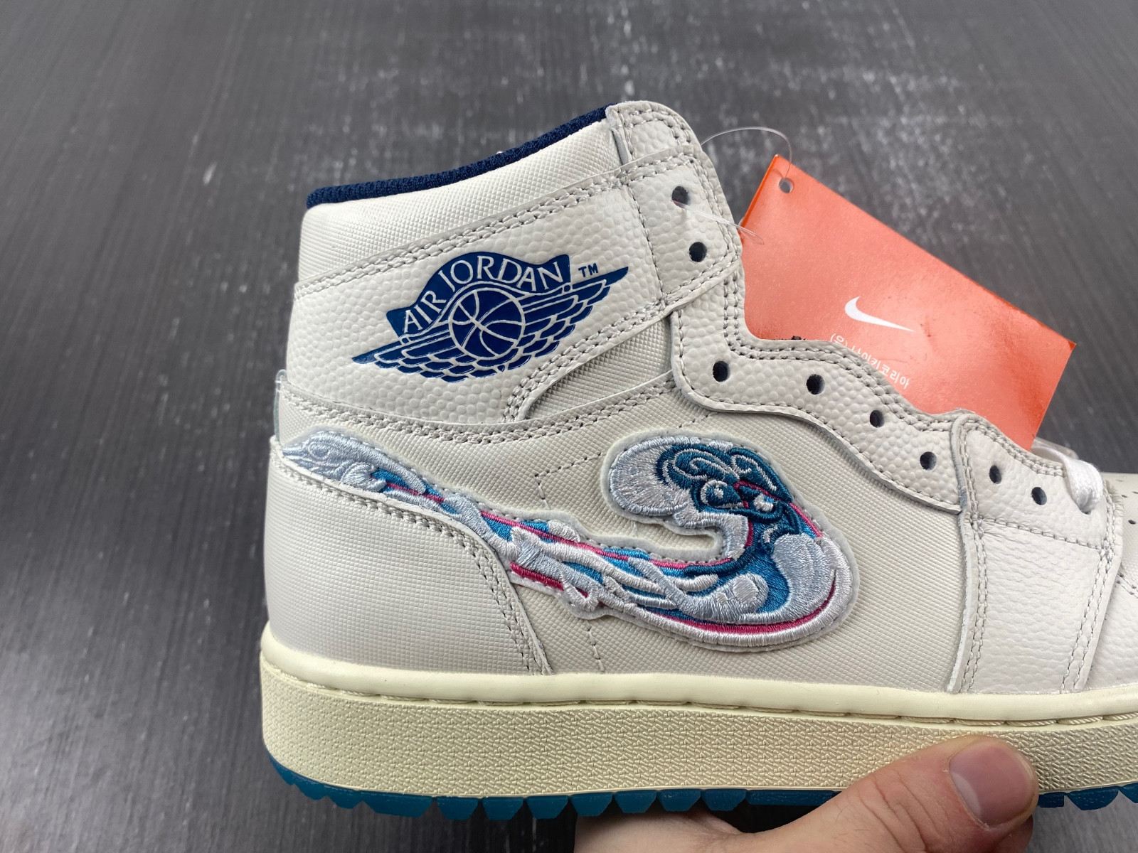 michelle wie west x air jordan 1 high golf pebble beach fv3565-100
