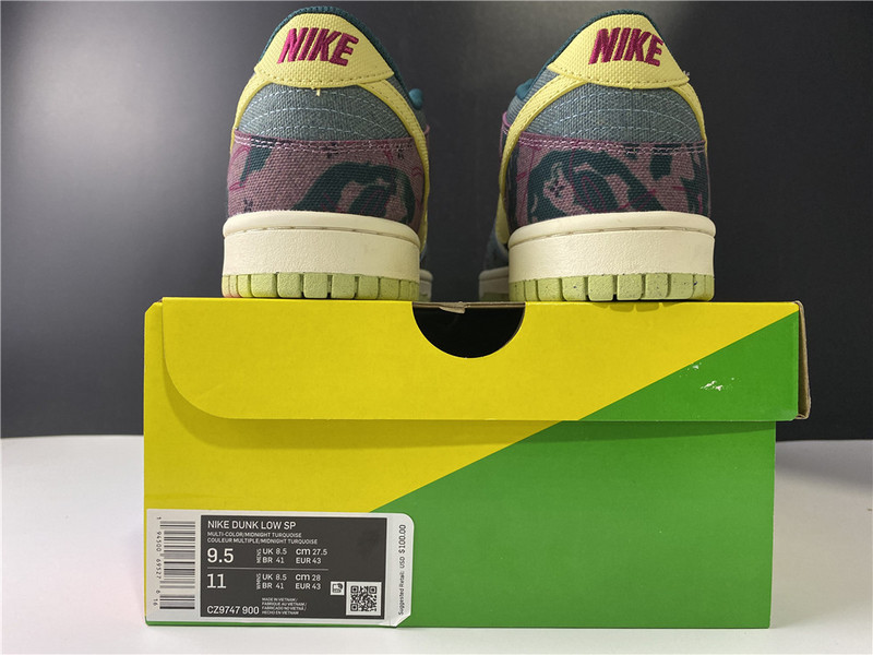 nike dunk low “lemon wash cz9747-900