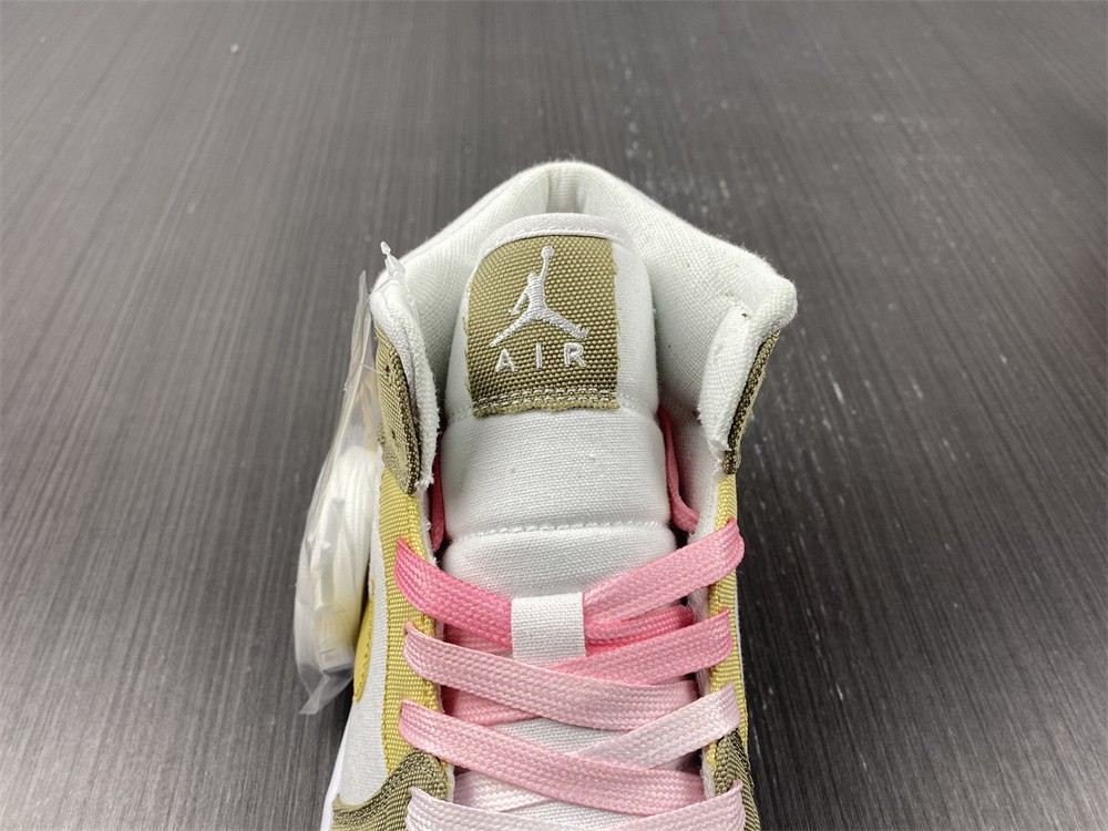 jordan 1 mid se pastel vivid green grind (gs) dj0338-100
