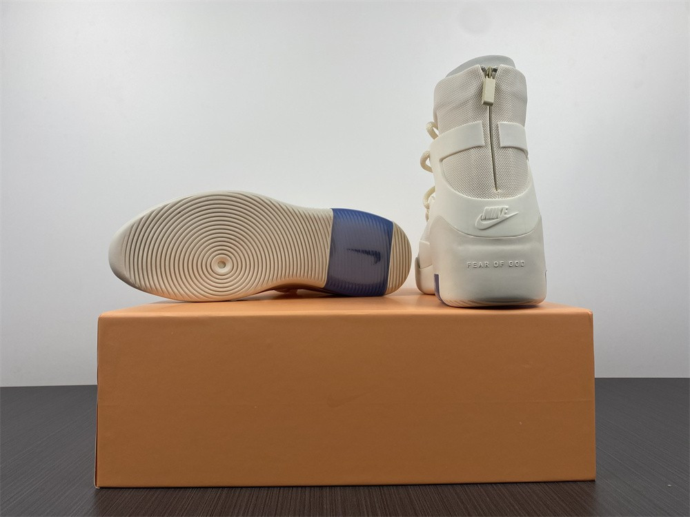 nike air fear of god 1 sail black - ar4237-100