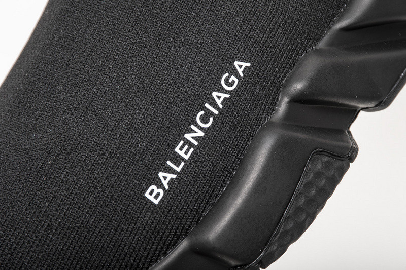 Ba*len*cia*ga speed trainer sneakers all black 483502 w05g0 1000