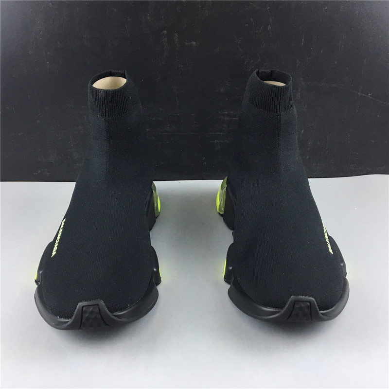 ba*len*cia*ga speed trainer sneakers with yellow botT0m