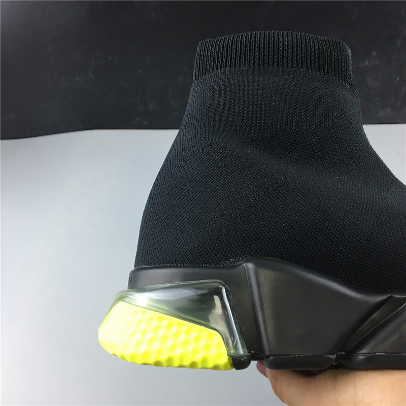 ba*len*cia*ga speed trainer sneakers with yellow botT0m